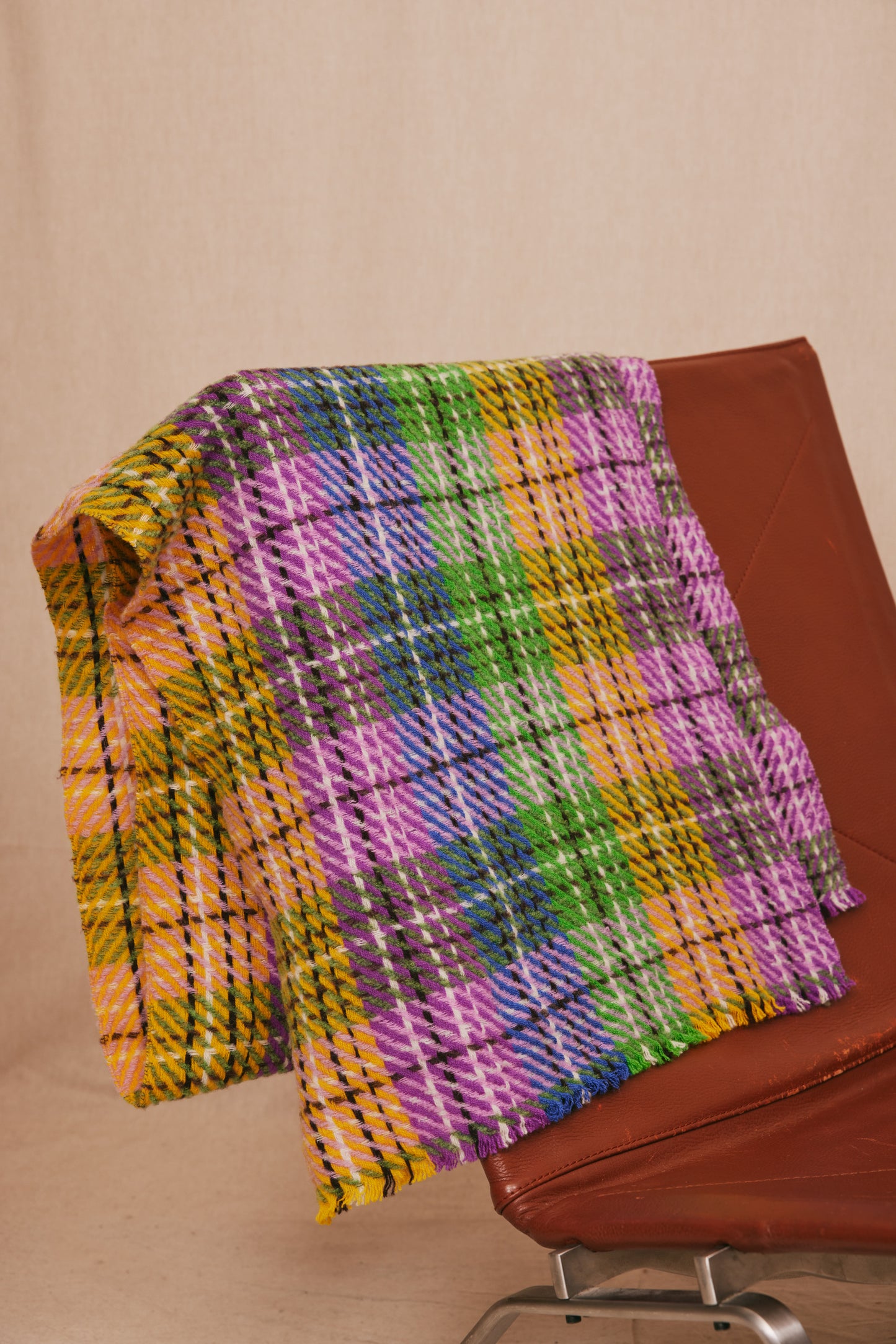 WOOL AND CASHMERE SCARF MULTICOLORED