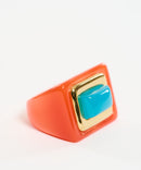 RESIN RING ORANGE