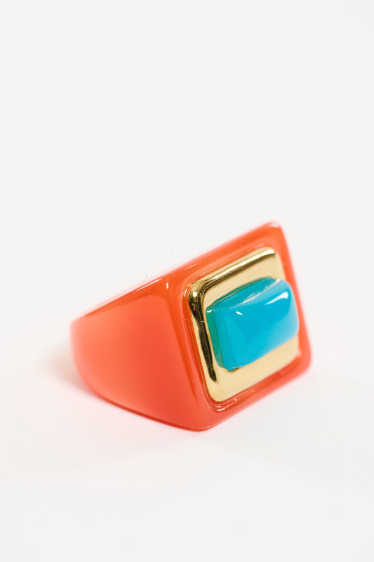 RESIN RING ORANGE