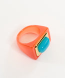 RESIN RING ORANGE