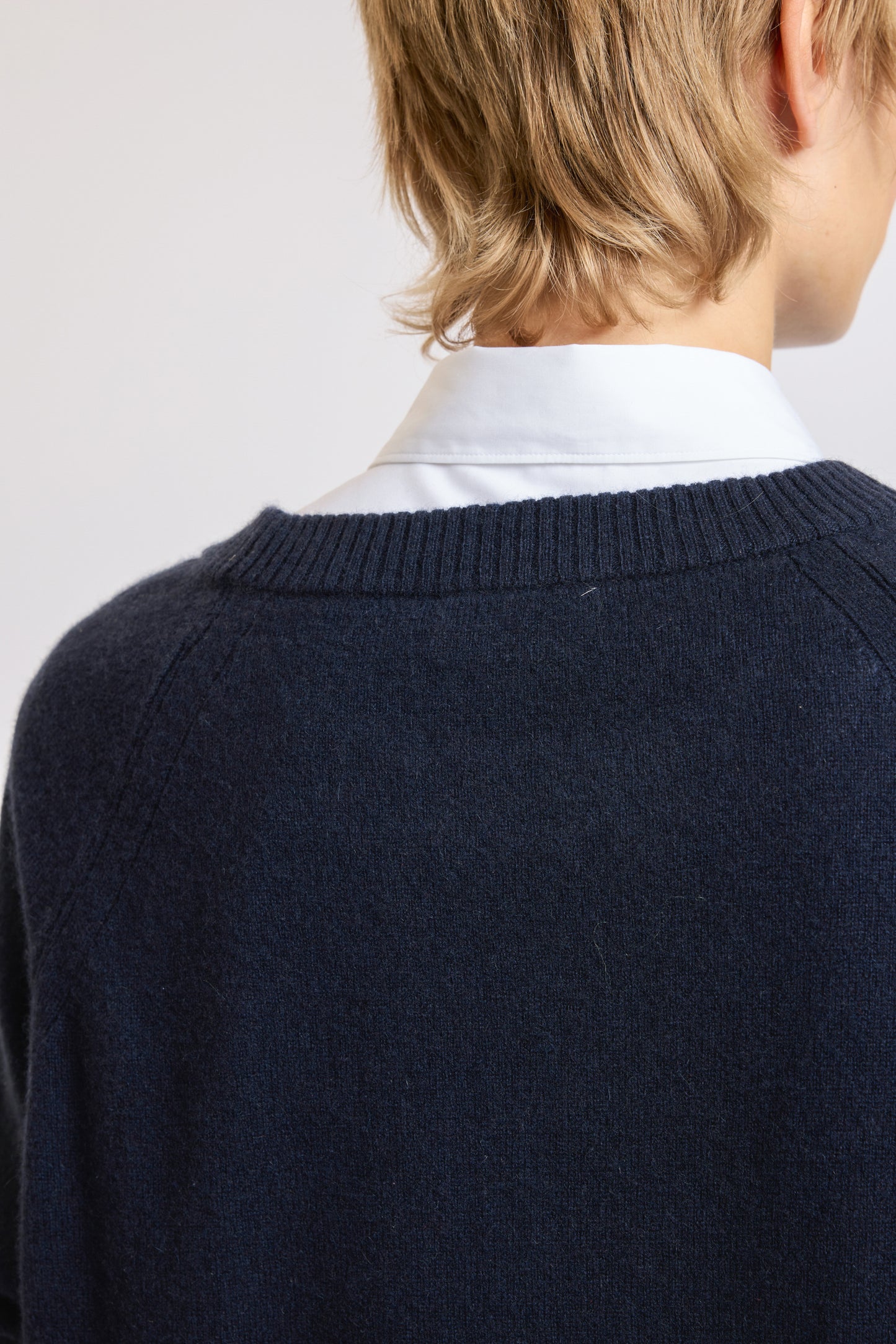 ITALIAN O CASHMERE NAVY