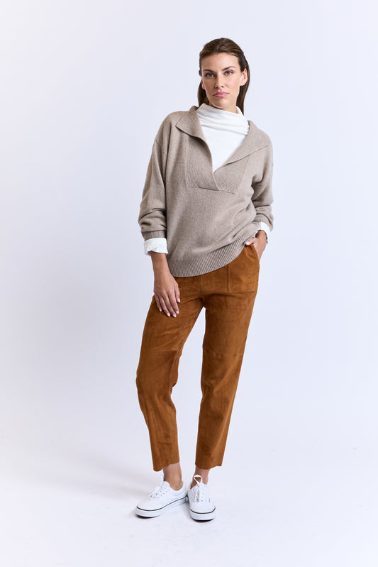 RECYCLED V CASHMERE BEIGE