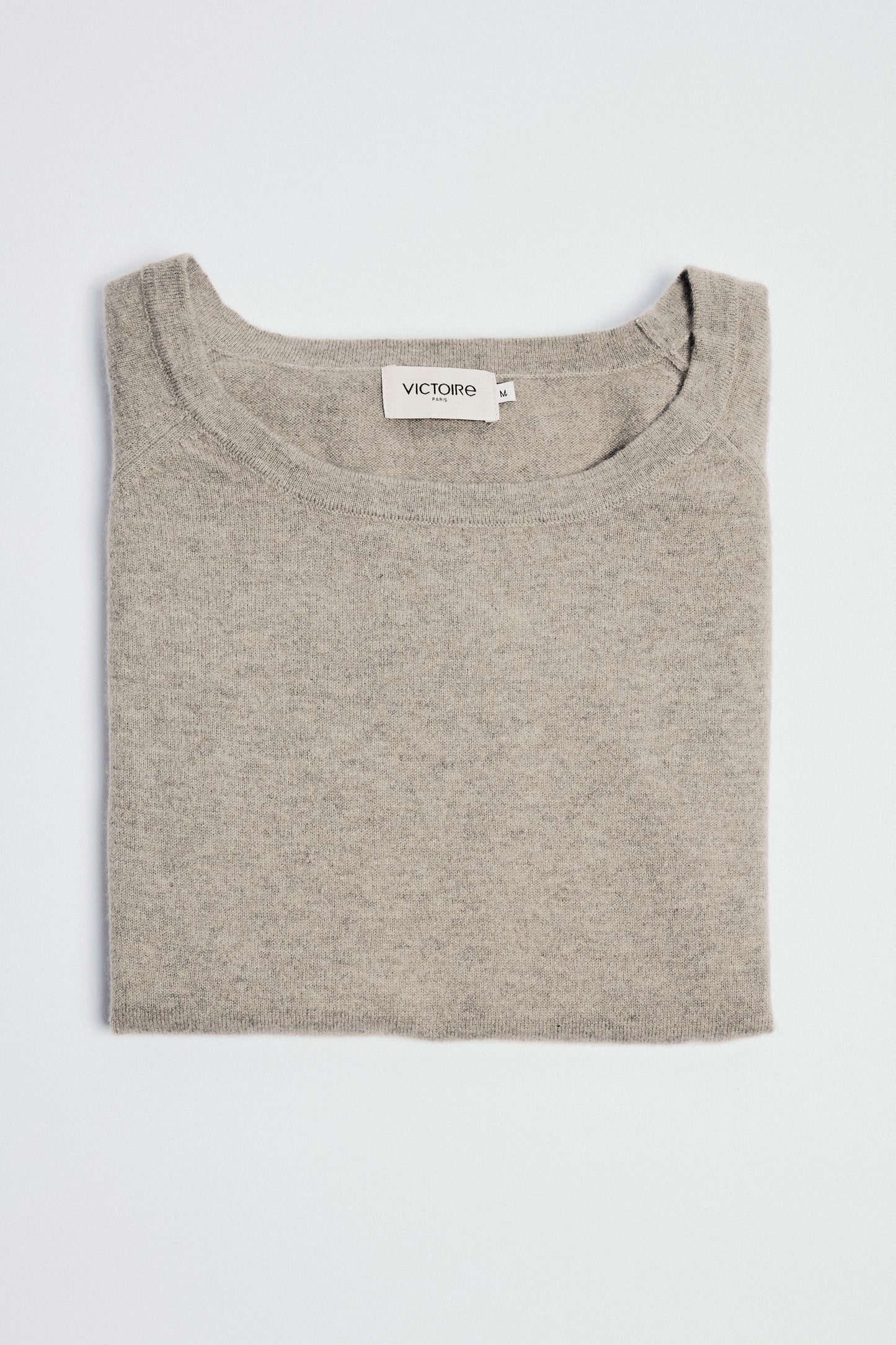 CASHMERE T-SHIRT BEIGE