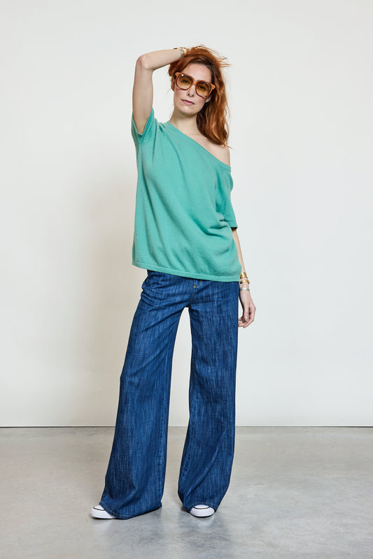 CASHMERE T-SHIRT MINT