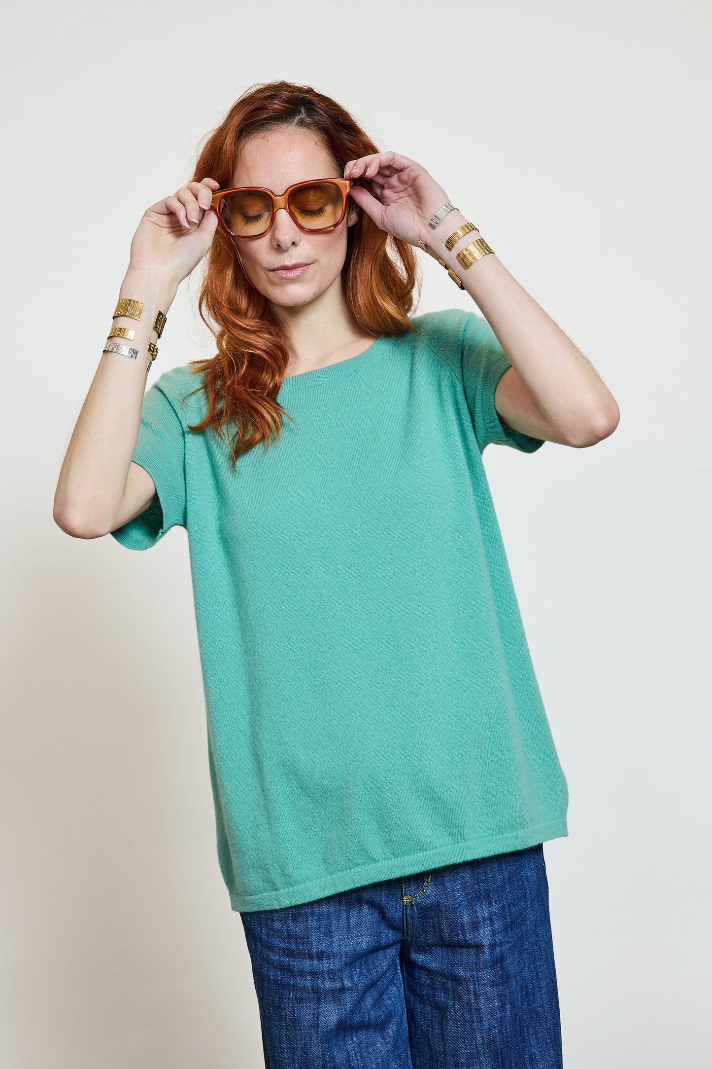 CASHMERE T-SHIRT MINT