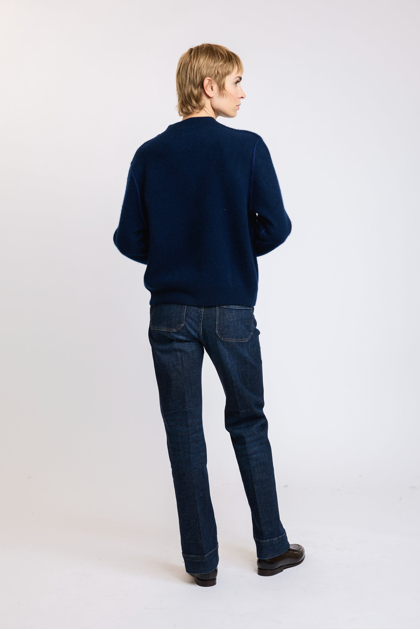 CASHMERE JACKET NAVY