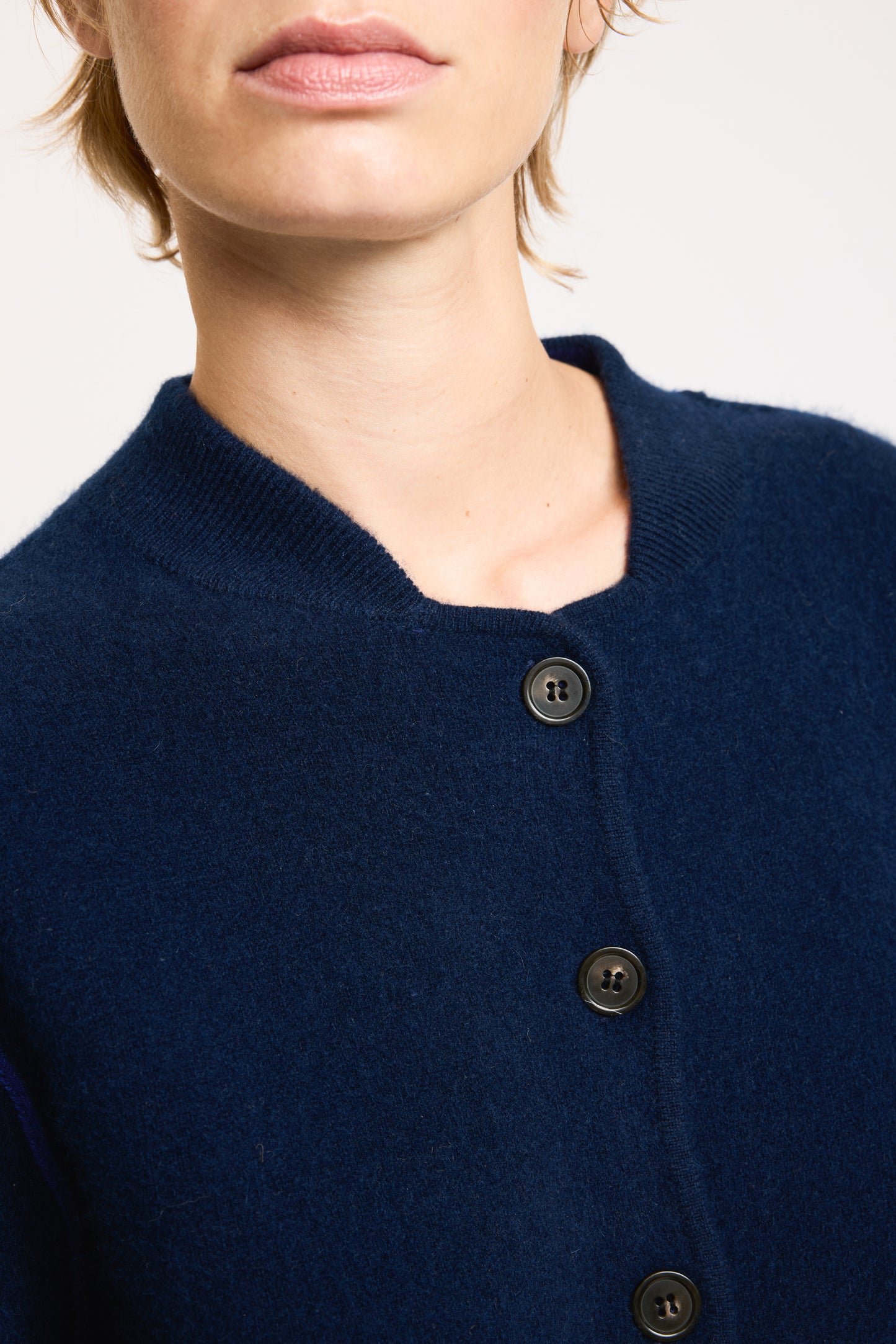 CASHMERE JACKET NAVY