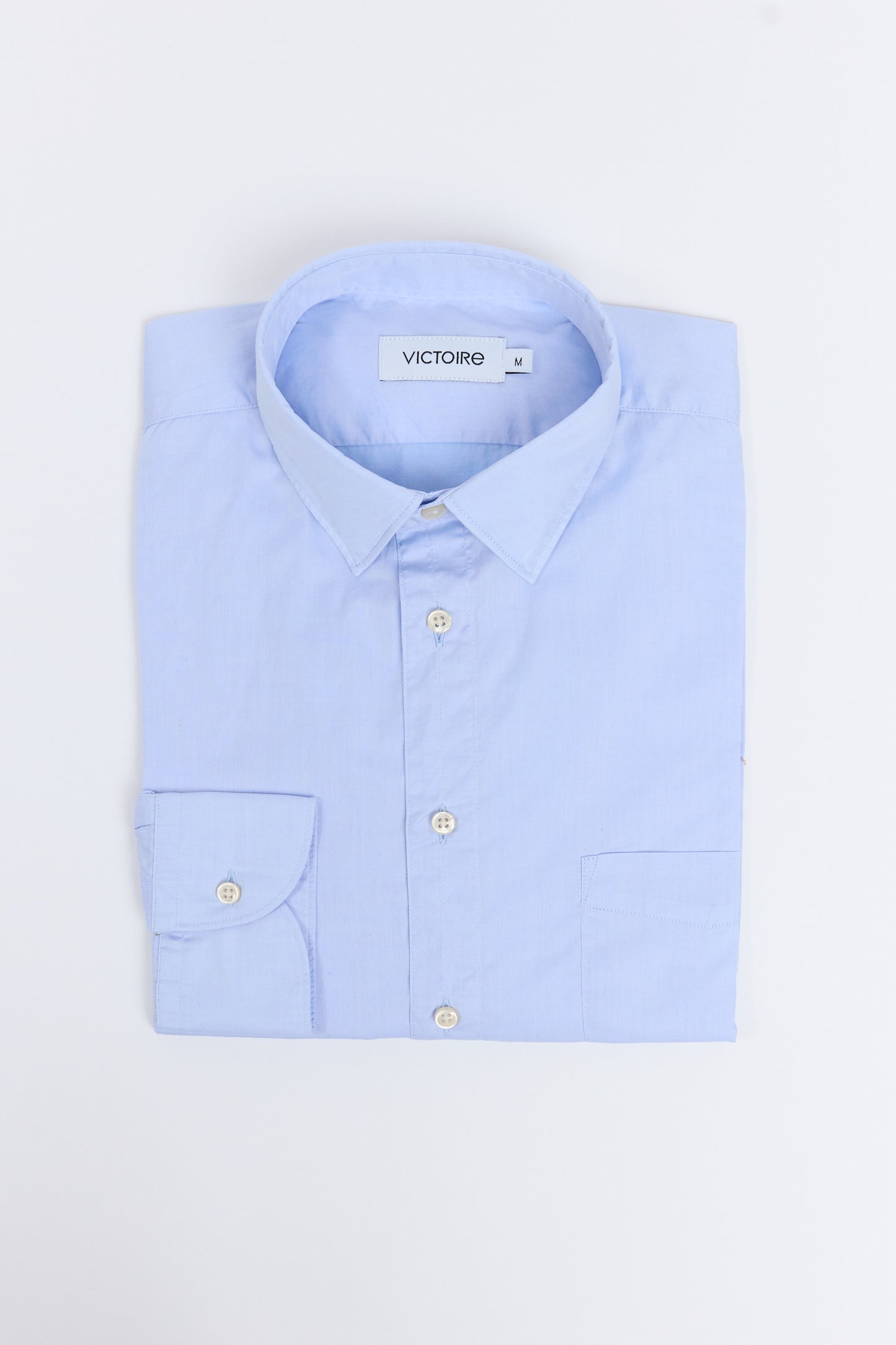 CHEMISE DROITE BLEUE