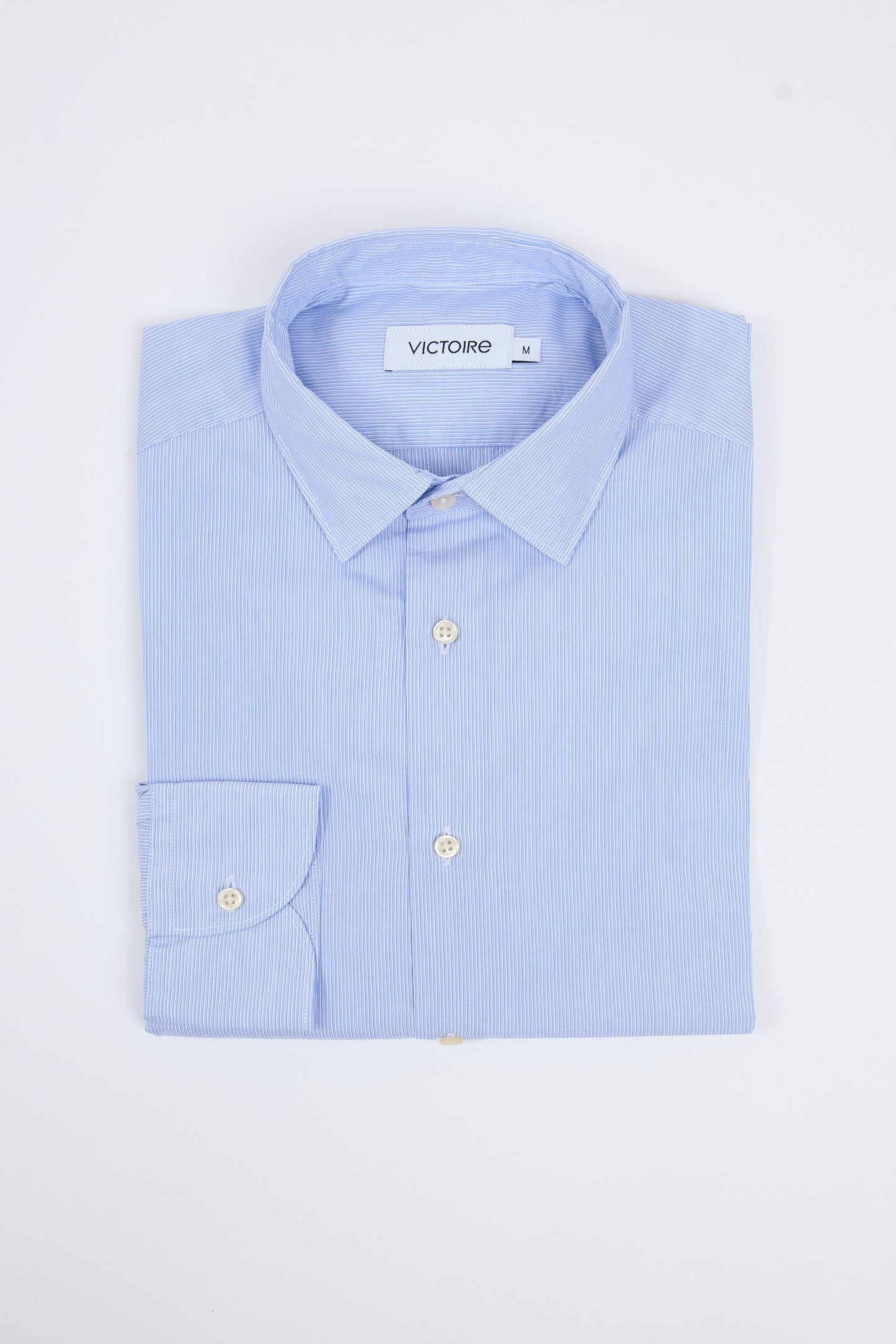 CHEMISE DROITE IRON LESS BLEUE