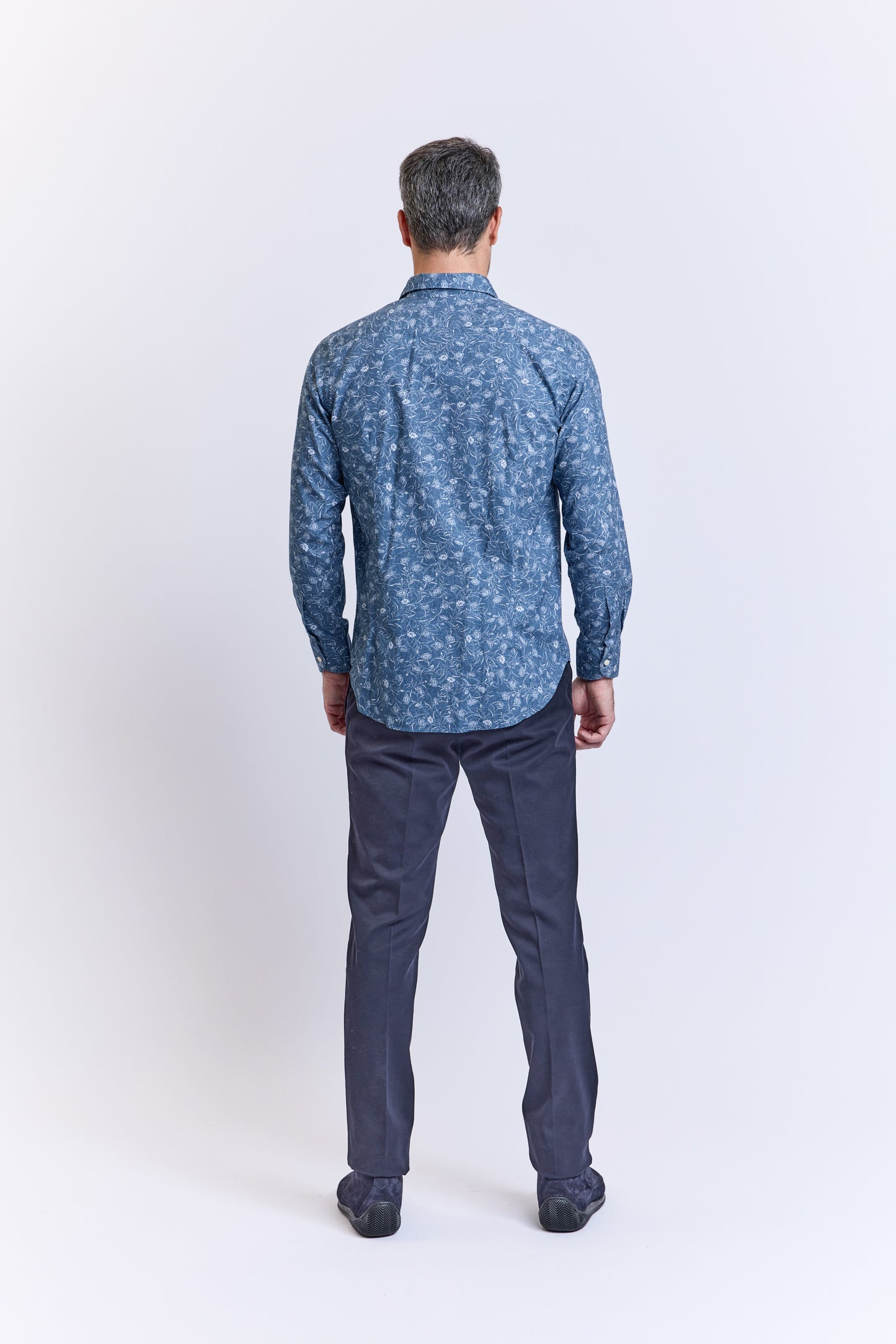 SEMI SLIM SHIRT AZURE