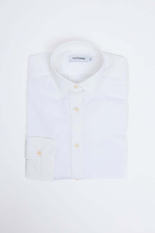 CHEMISE AJUSTÉE TWILL BLANCHE