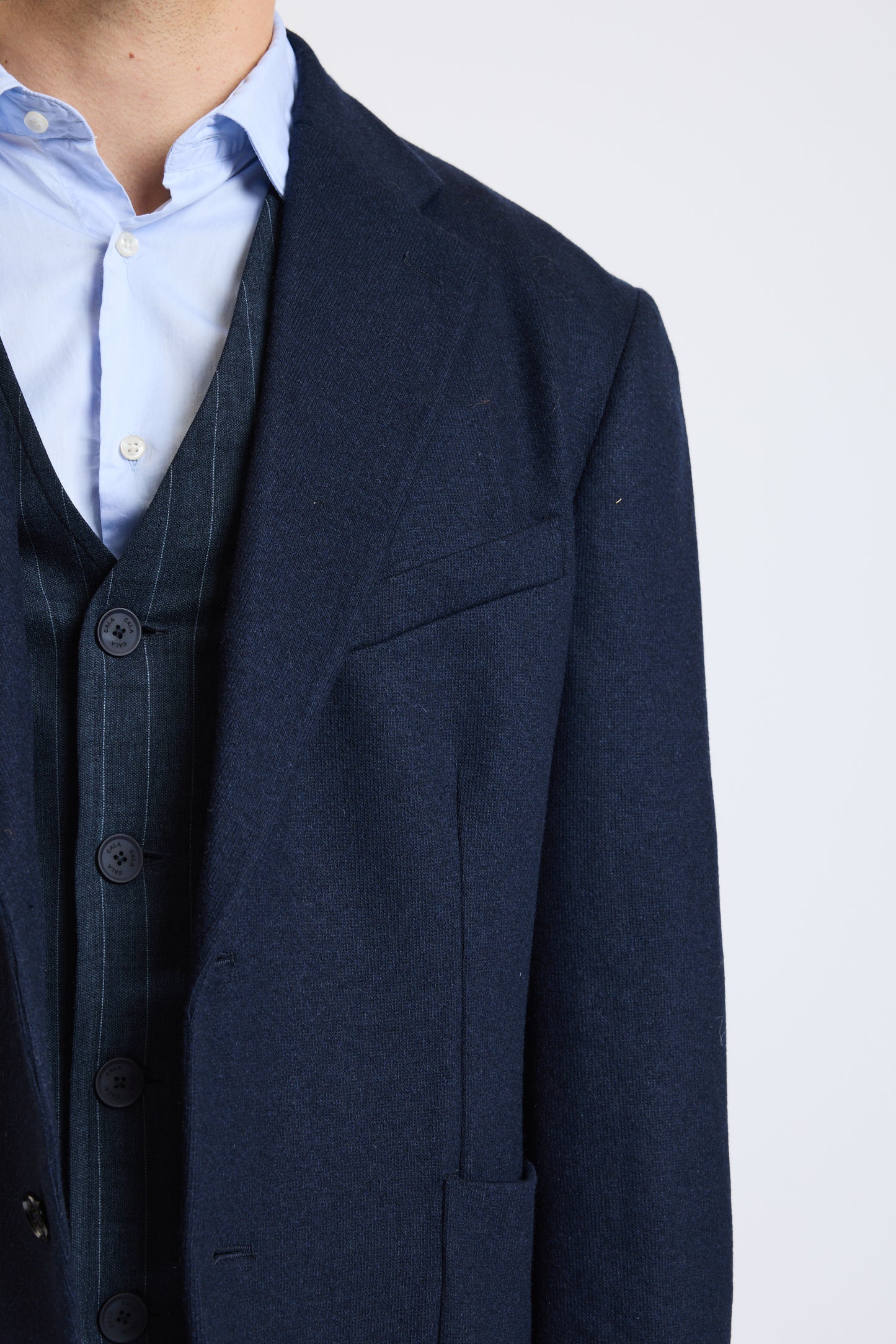 CASHMERE JACKET NAVY