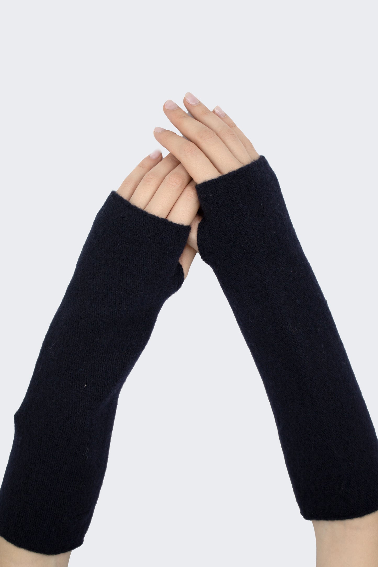 WOOL MITTEN NAVY