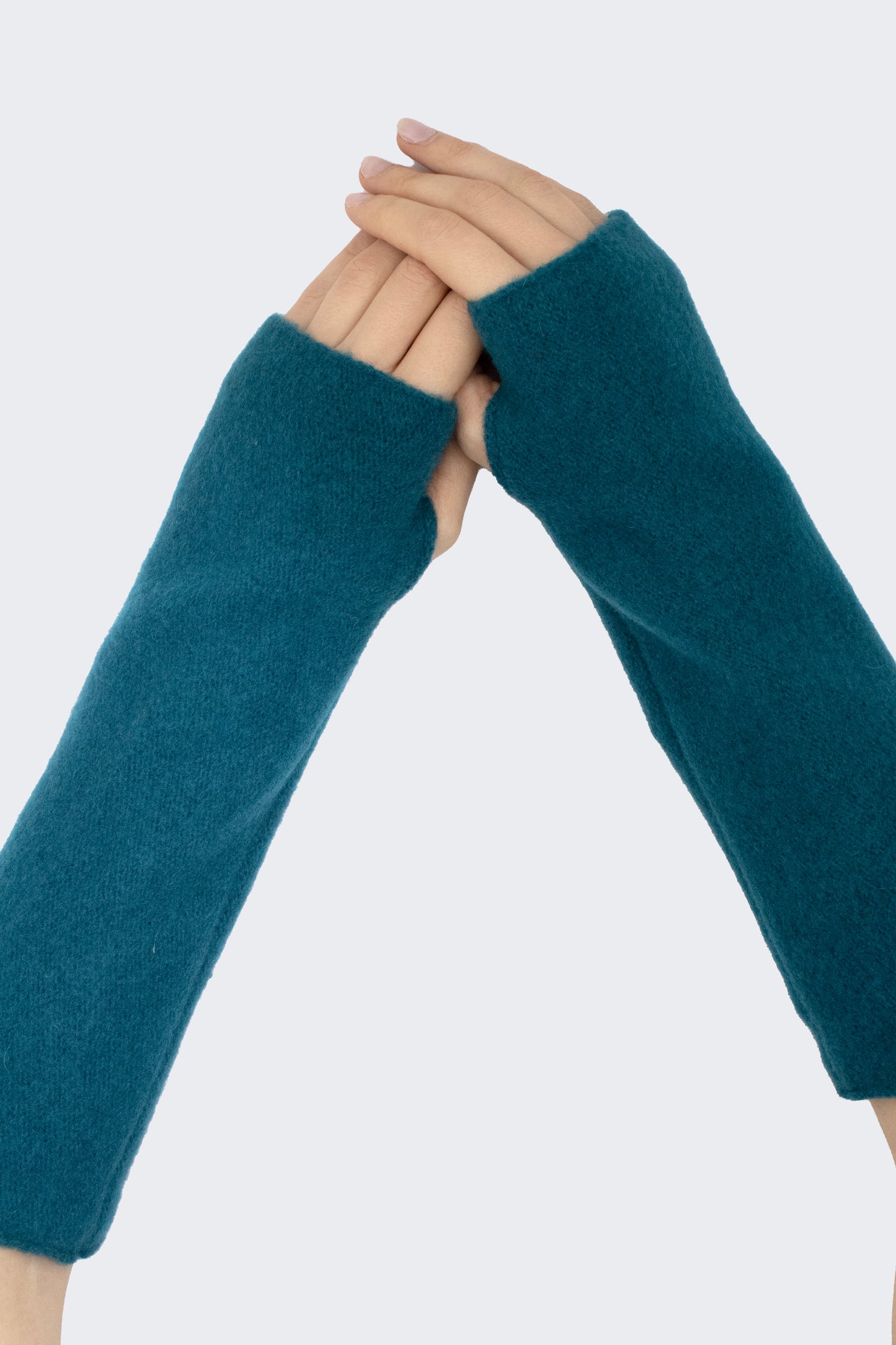 WOOL MITTEN TEAL