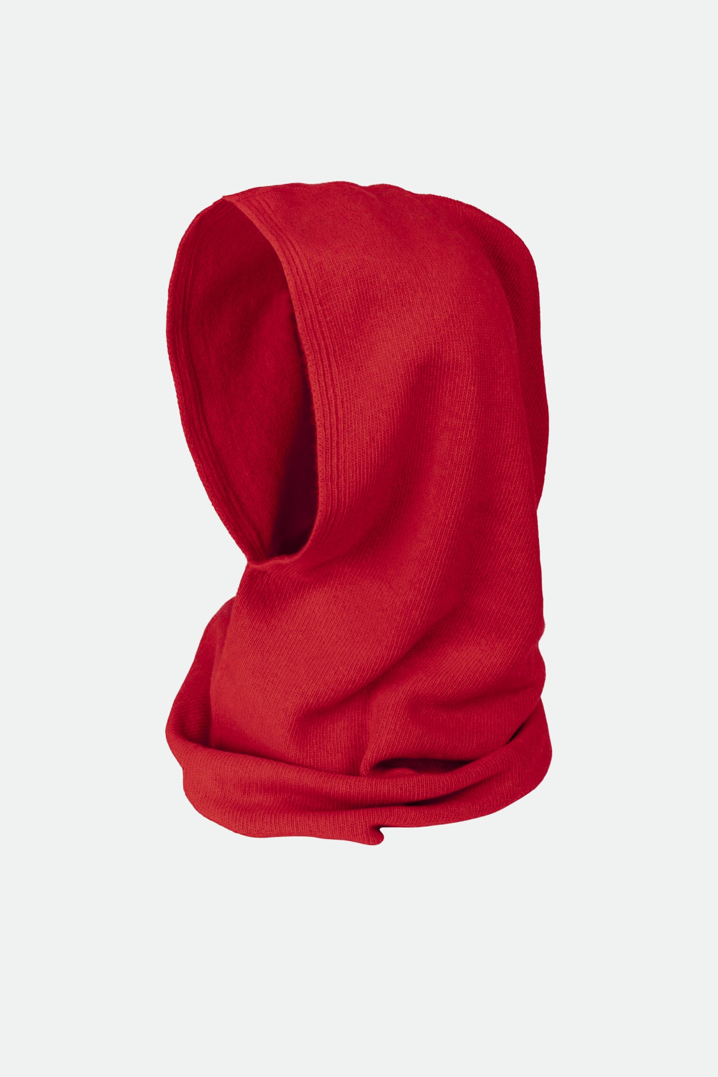 WOOL AND CASHMERE HOOD CARMIN