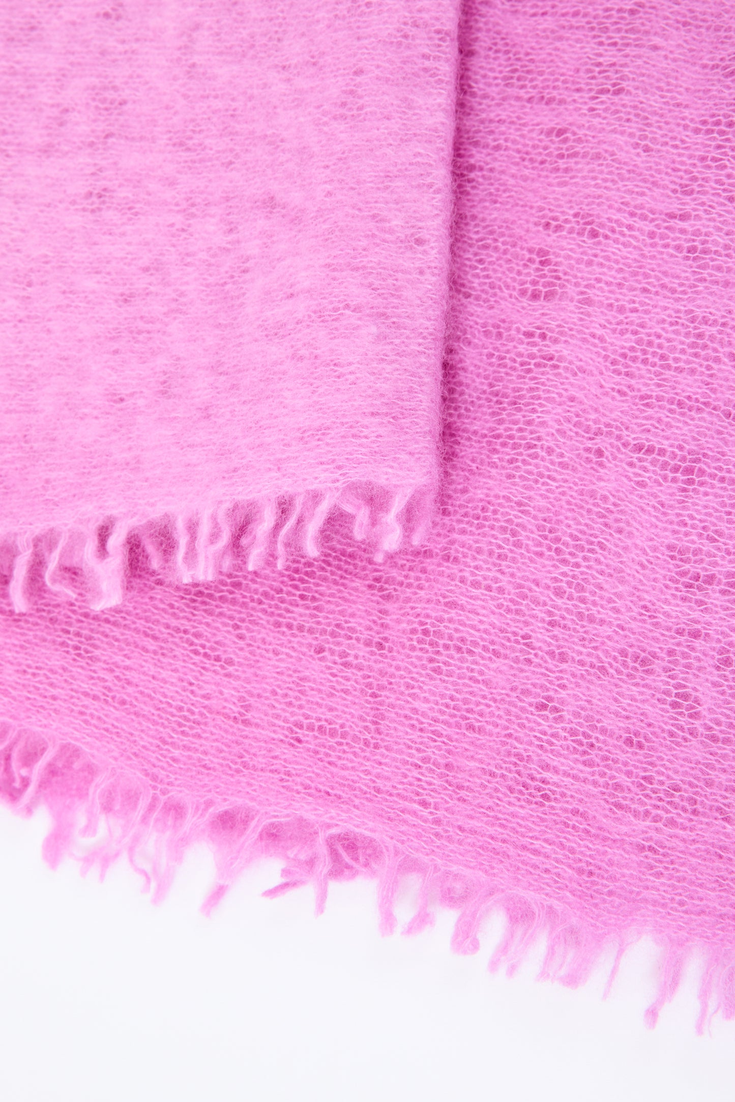 THICK CASHMERE SCARF CYCLAMEN