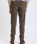 PANTALON SUPER SLIM GABARDINE CHOCO