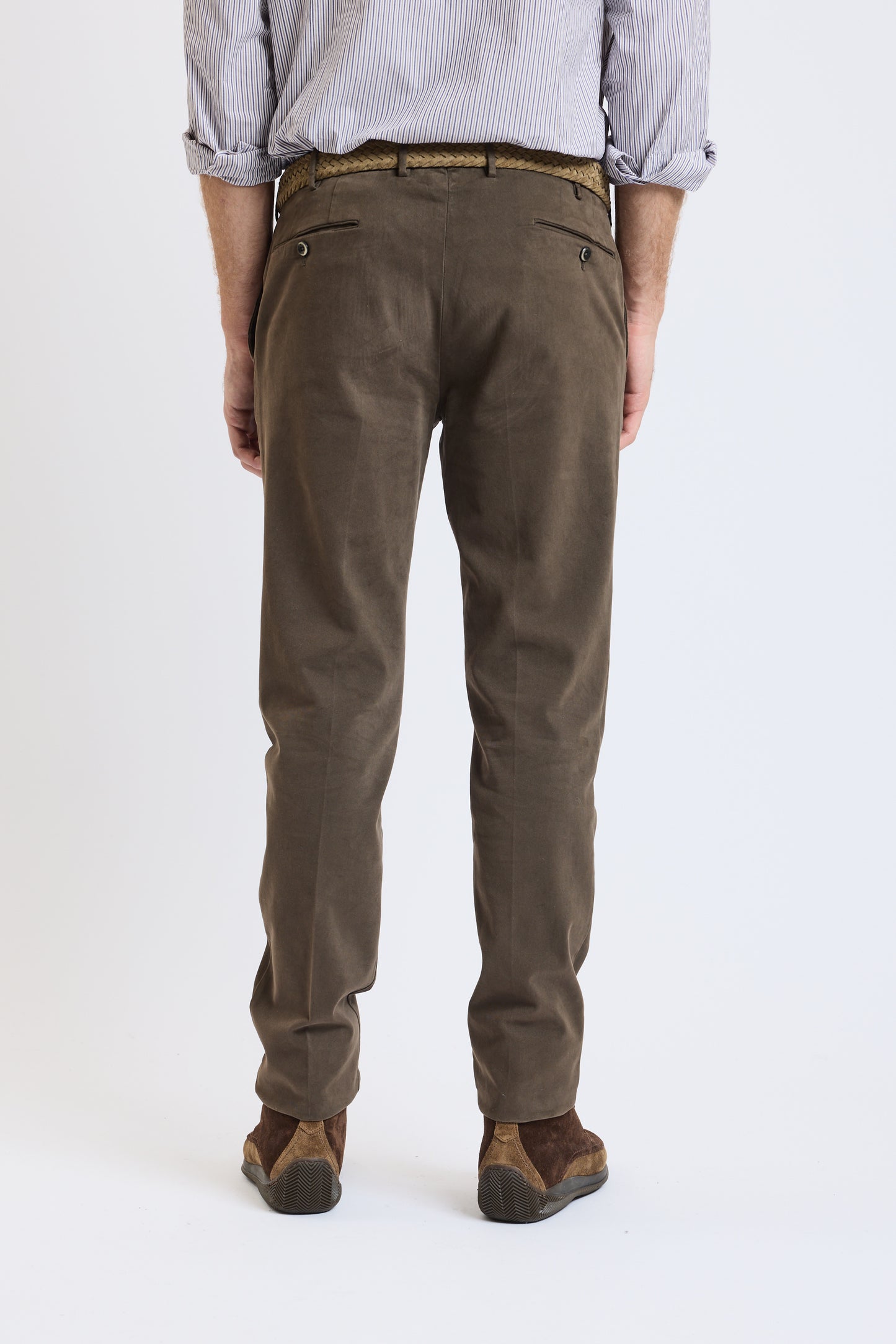 PANTALON SUPER SLIM GABARDINE CHOCO