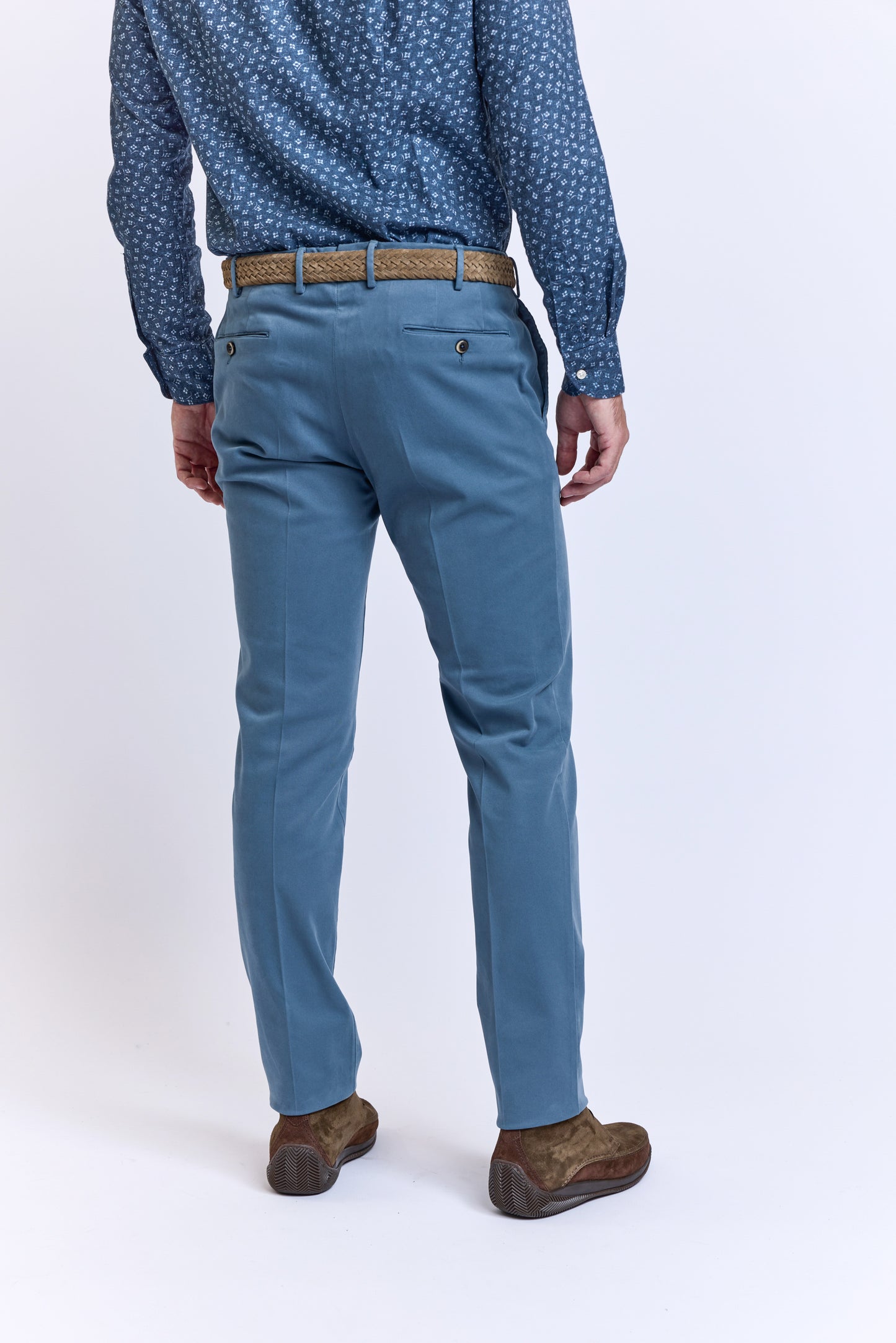 PANTALON SUPER SLIM GABARDINE GLACIER