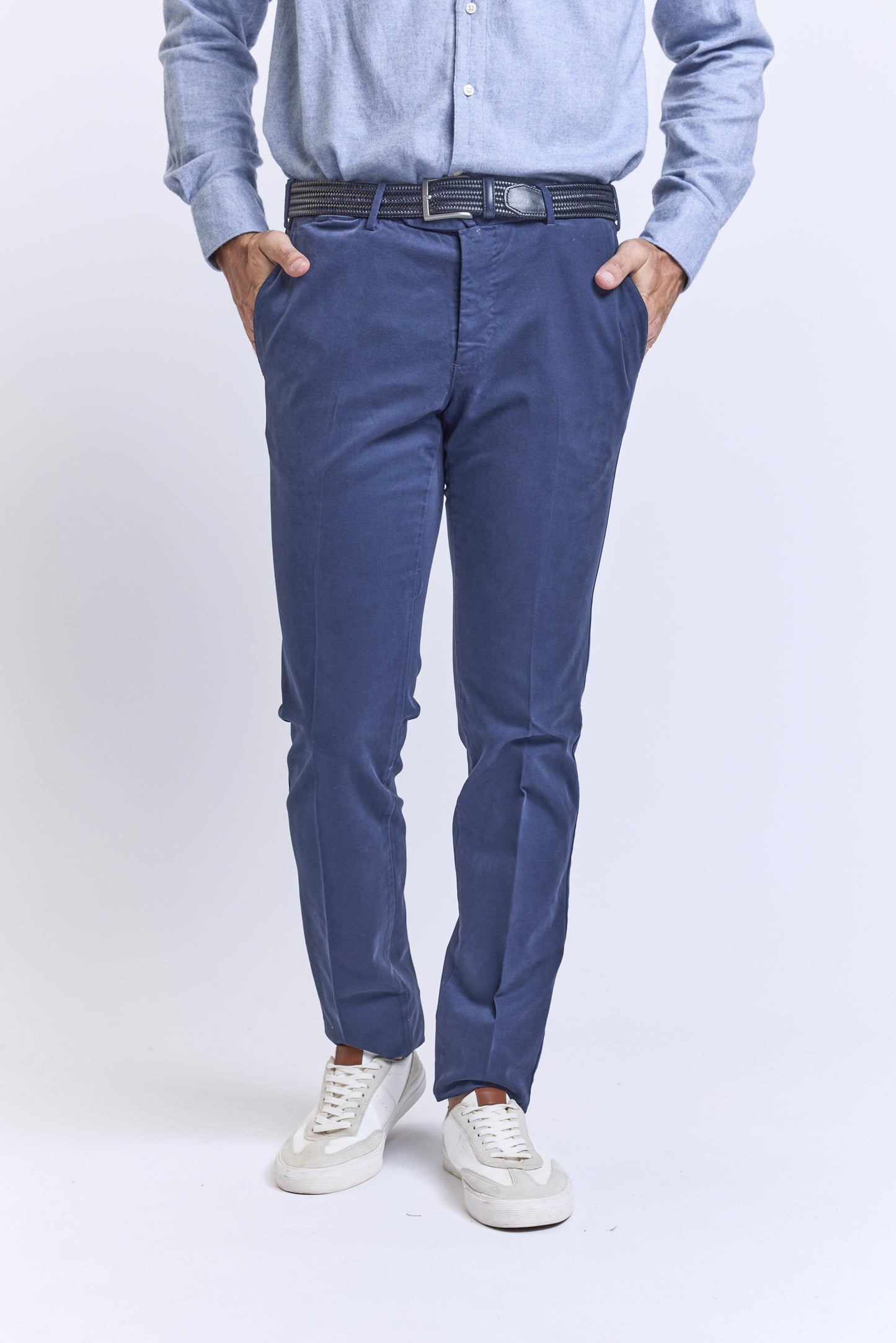 SUPER SLIM GABARDINE PANTS INDIGO