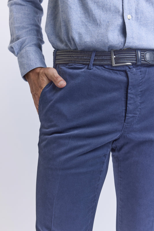 PANTALON SUPER SLIM GABARDINE INDIGO