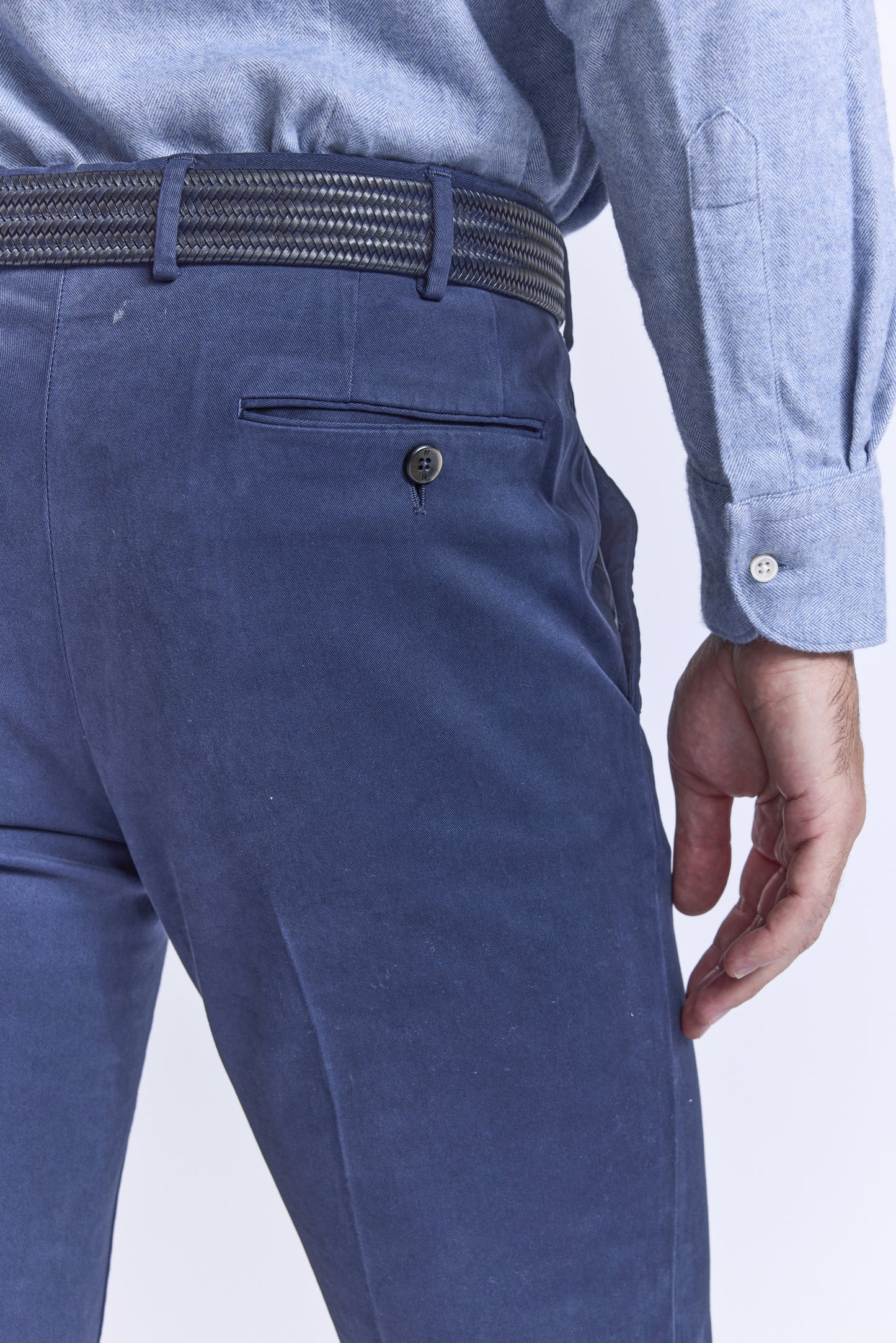 SUPER SLIM GABARDINE PANTS INDIGO