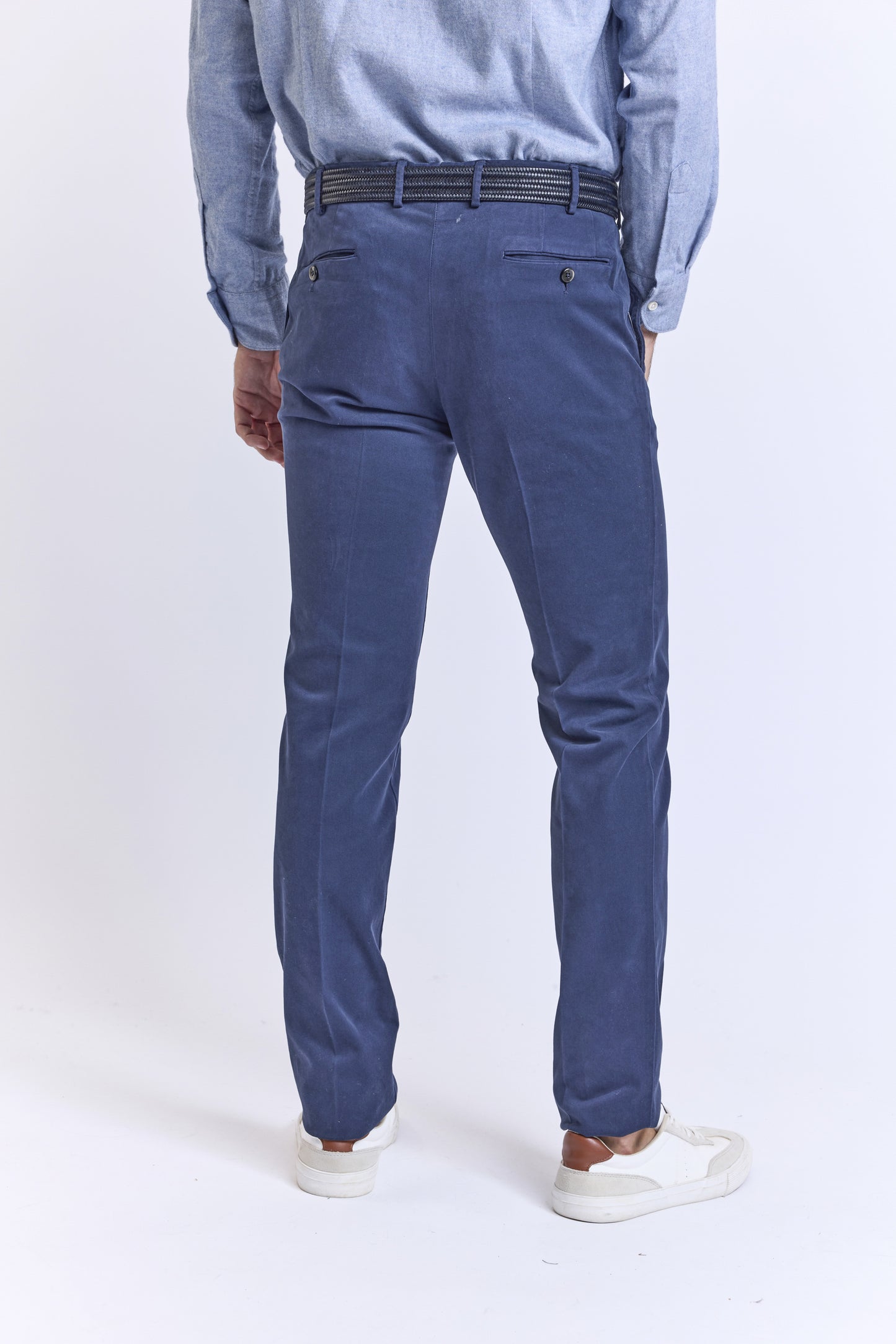 SUPER SLIM GABARDINE PANTS INDIGO