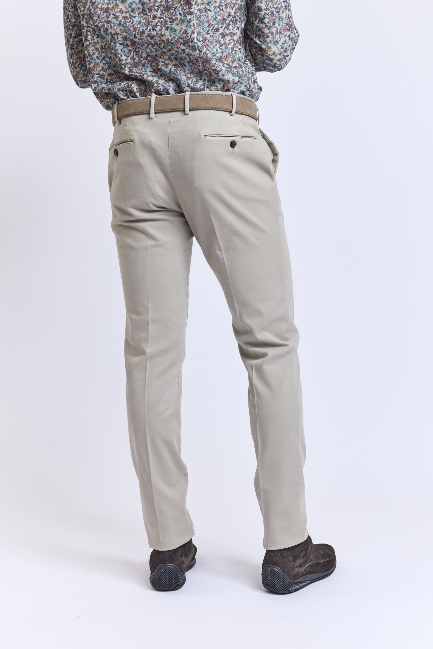 PANTALON SUPER SLIM GABARDINE MASTIC