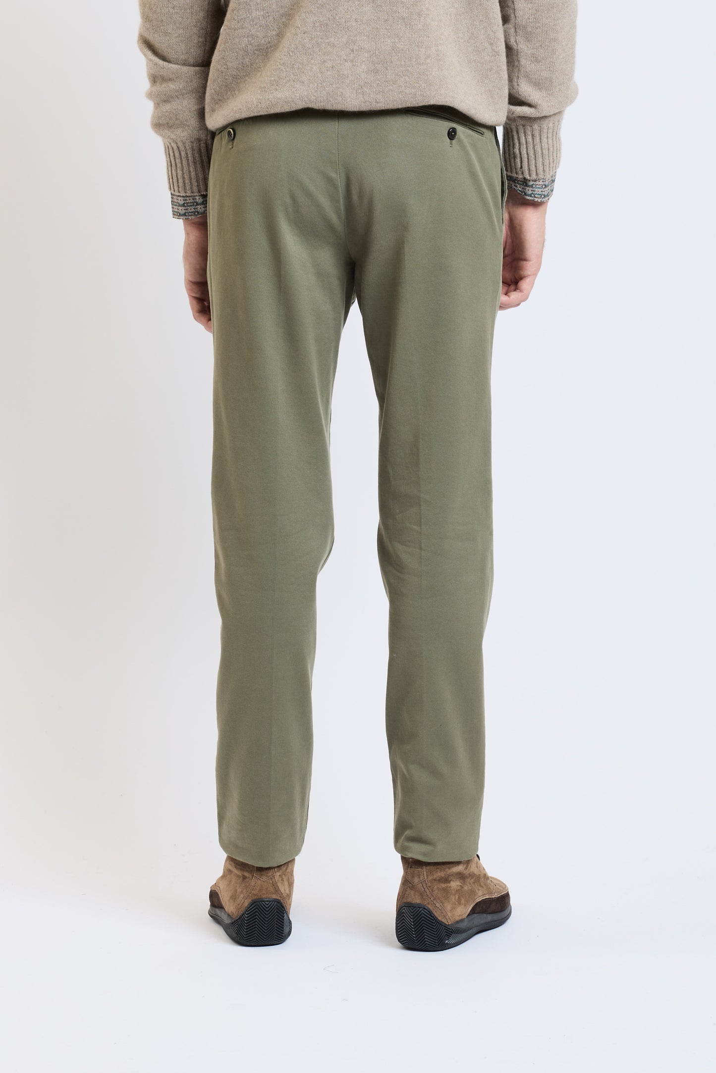 PANTALON SLIM GABARDINE KAKI