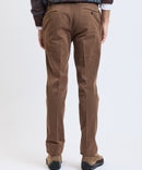 PANTALON SLIM GABARDINE MOKA