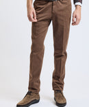 PANTALON SLIM GABARDINE MOKA