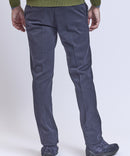 PANTALON SLIM GABARDINE MARINE