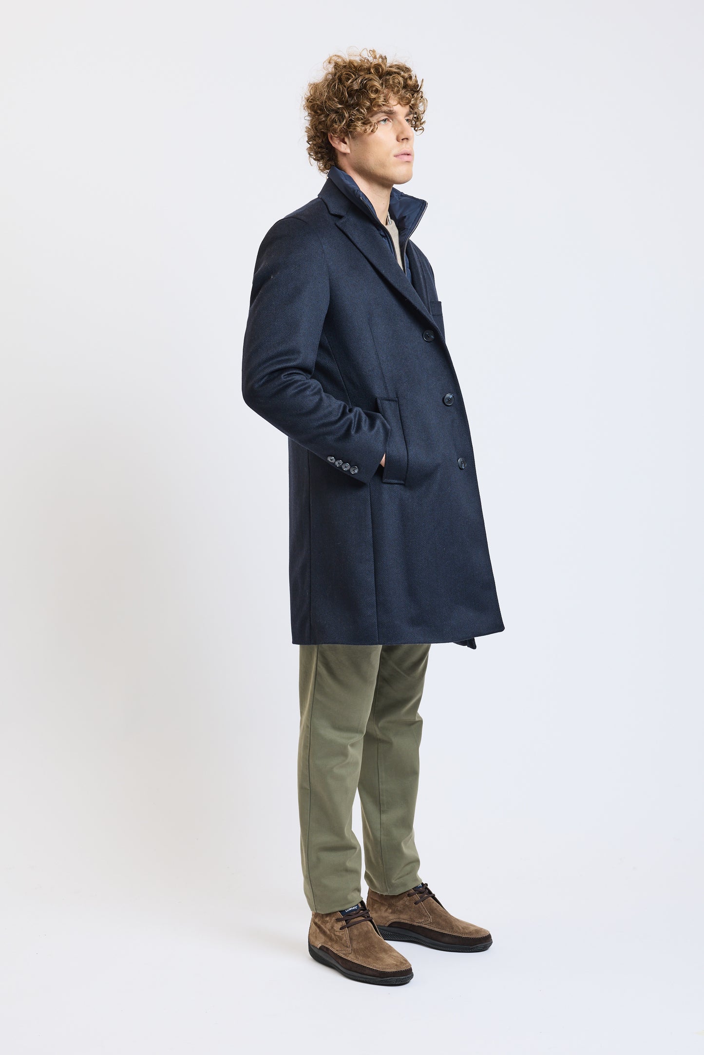 MANTEAU LAINE MARINE