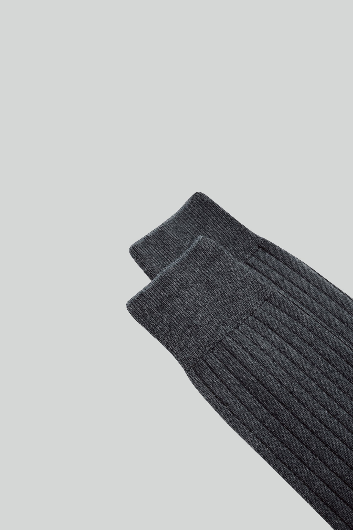 CHAUSSETTES COURTES LAINE ANTHRACITE