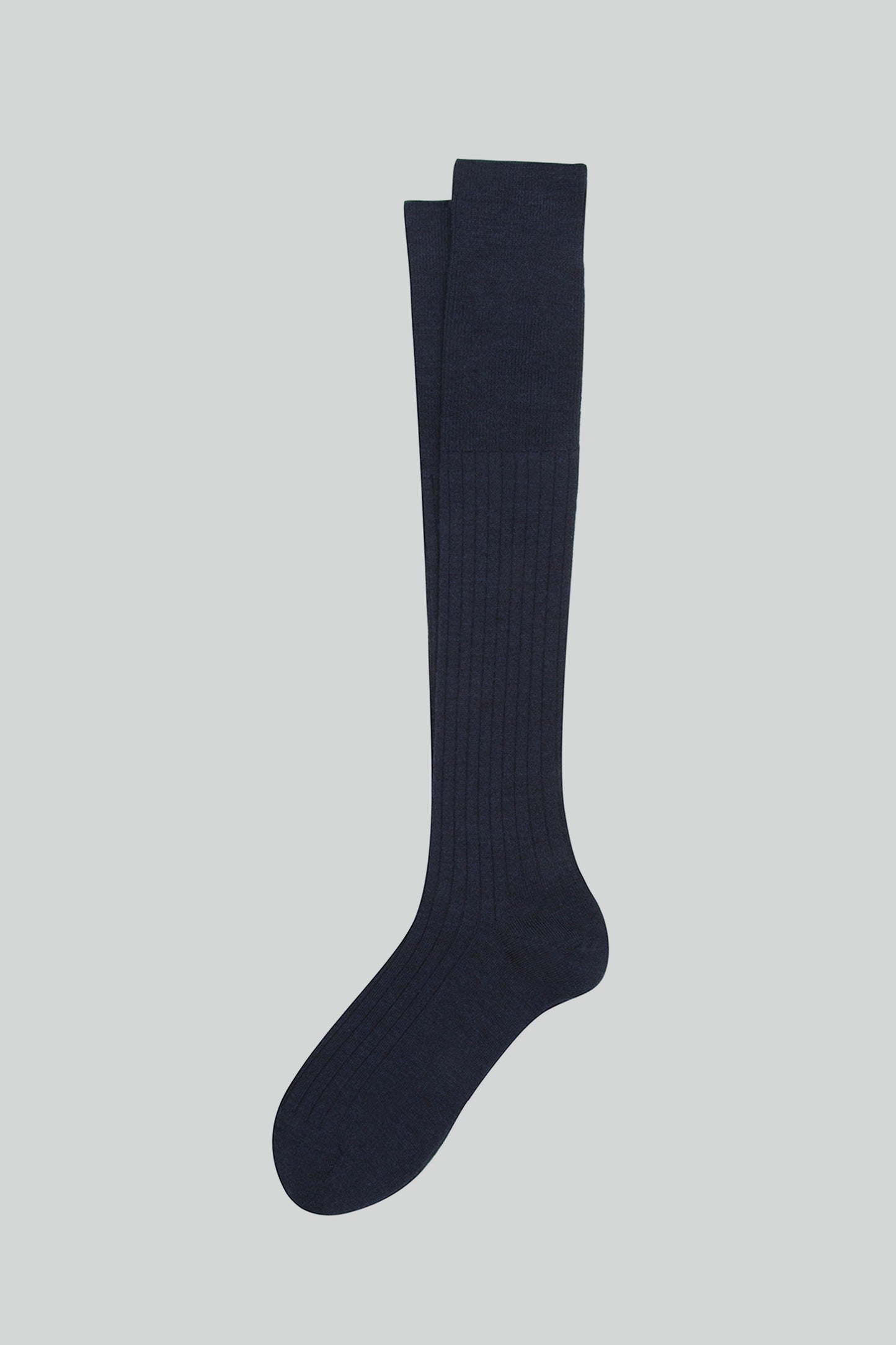 CHAUSSETTES LONGUES LAINE MARINE