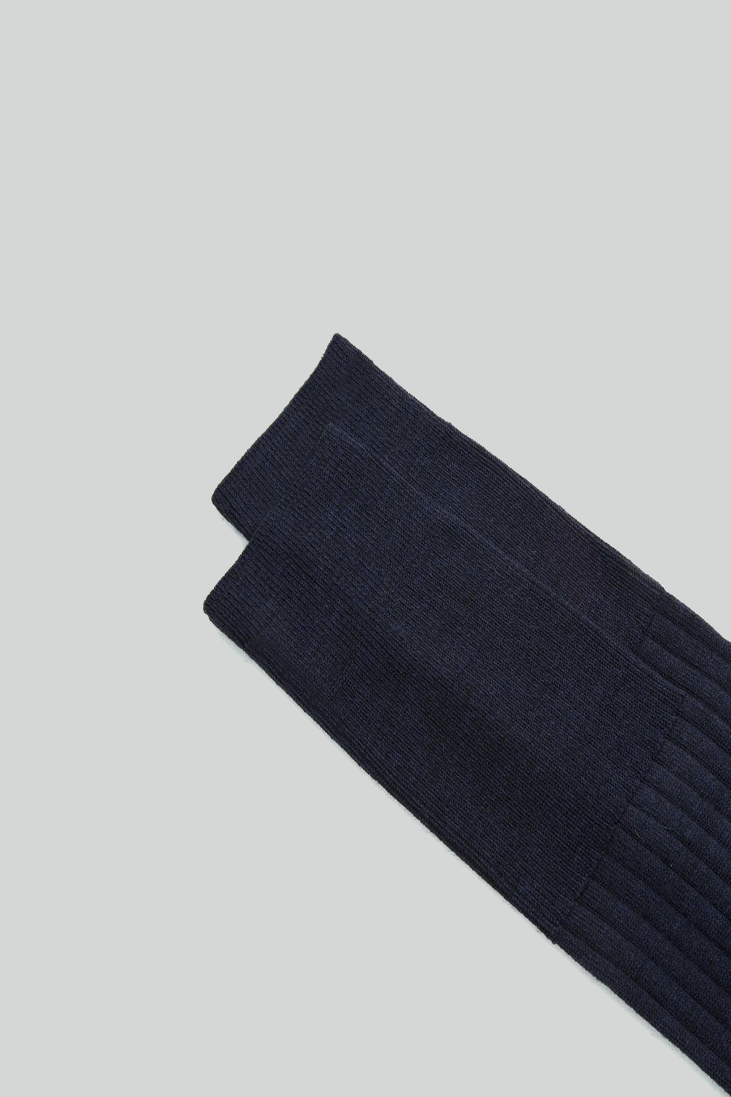 CHAUSSETTES LONGUES LAINE MARINE