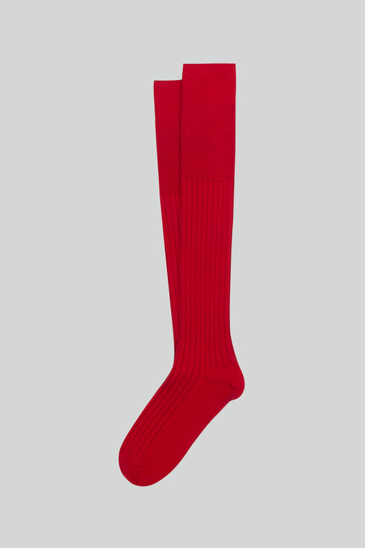 CHAUSSETTES LONGUES LAINE ROUGE