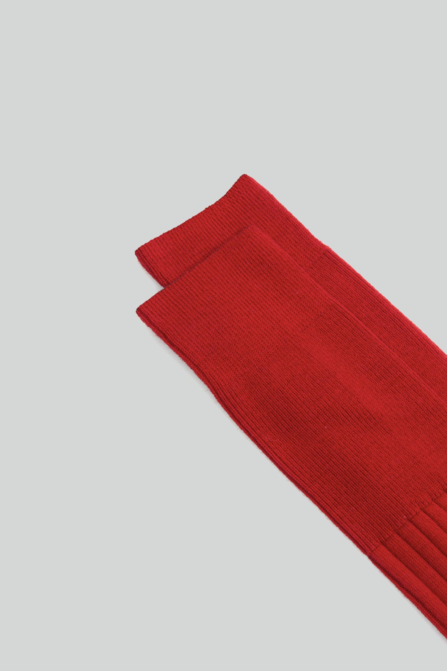 LONG WOOL AOCKS RED