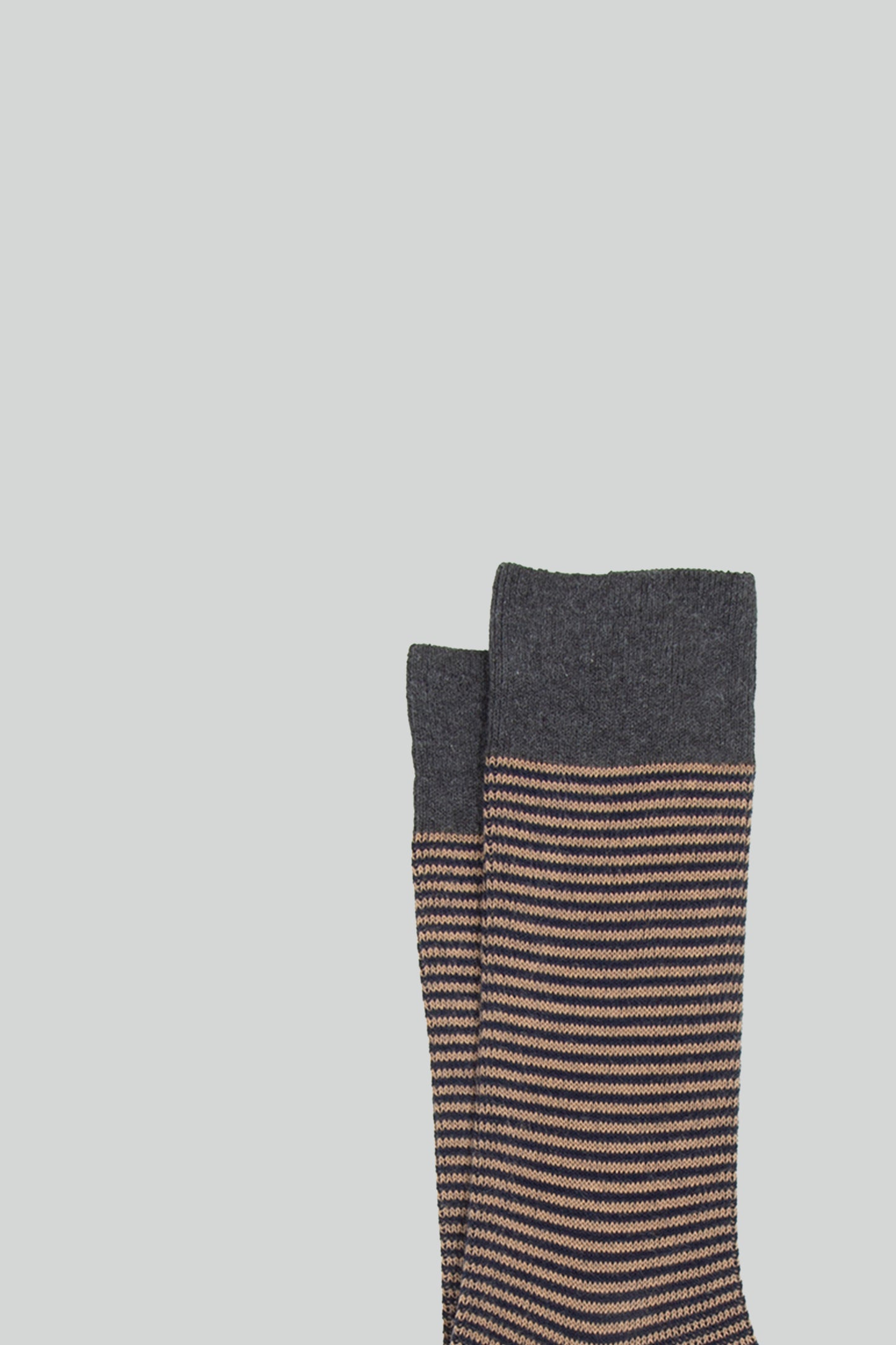 STRIPPED SOCKS BEIGE