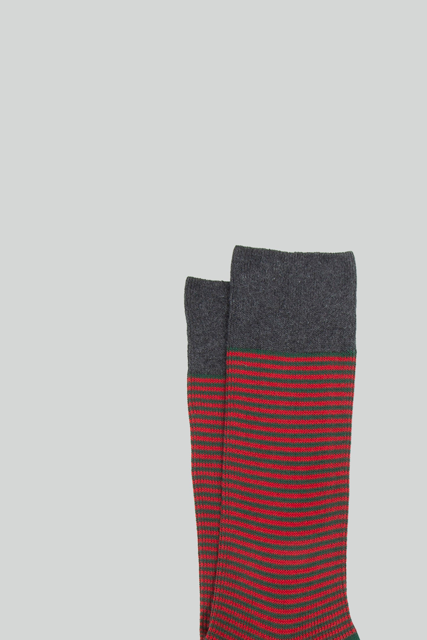 STRIPPED SOCKS RED