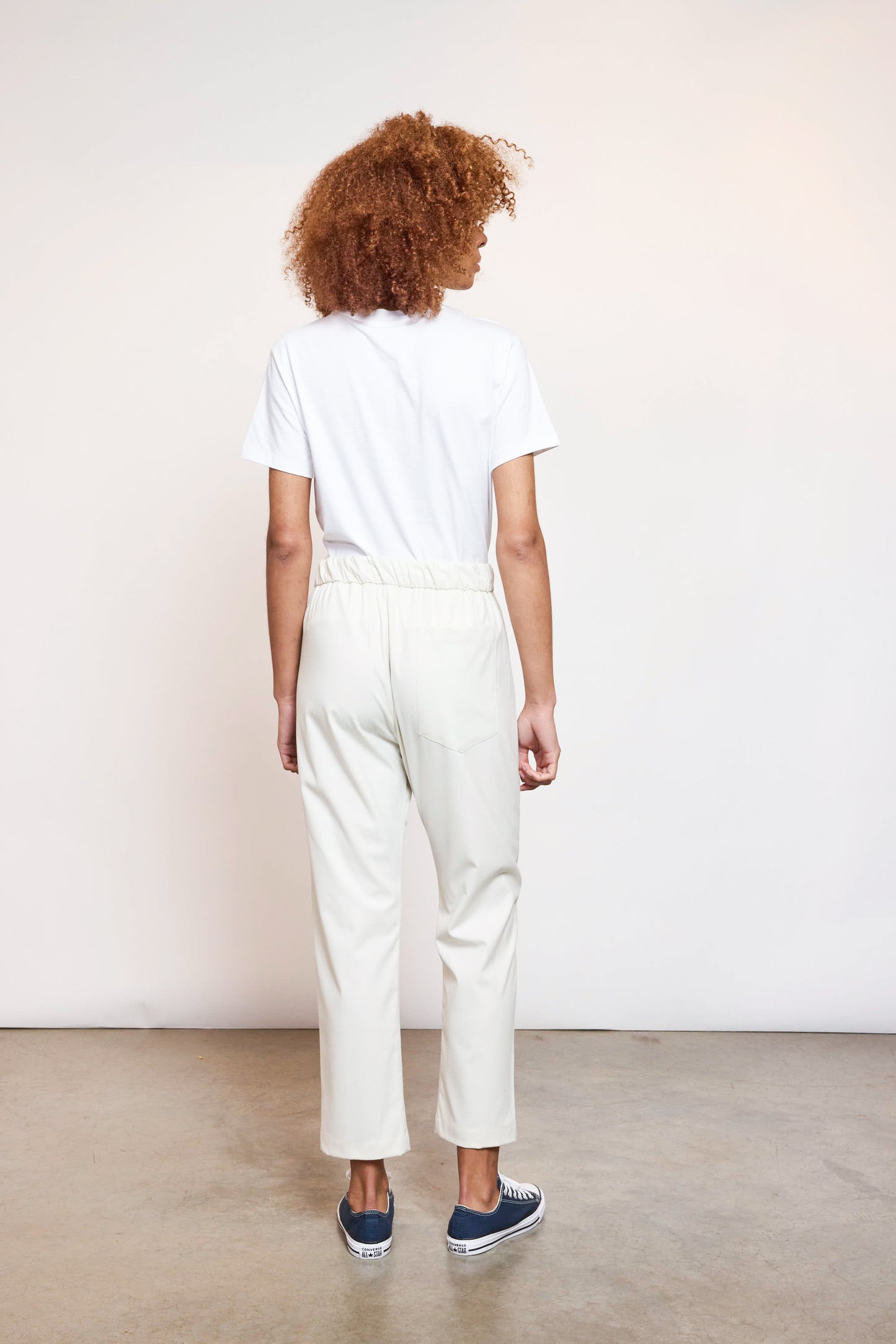 IRONLESS PANTS OFF-WHITE