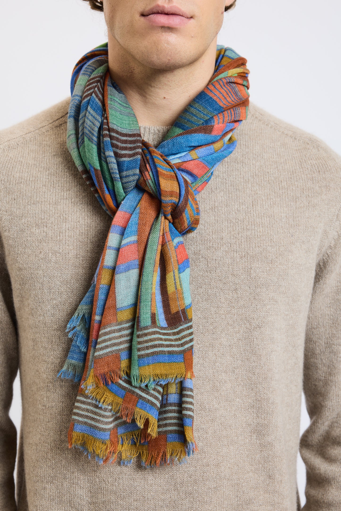 WOOL SCARF STRIPES