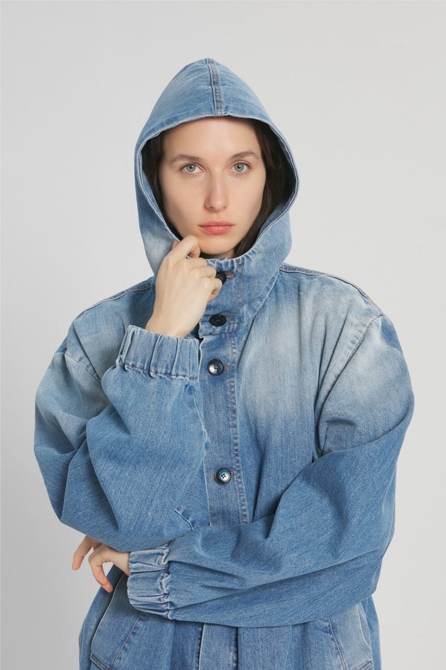 BLOUSON EN JEAN WASHED