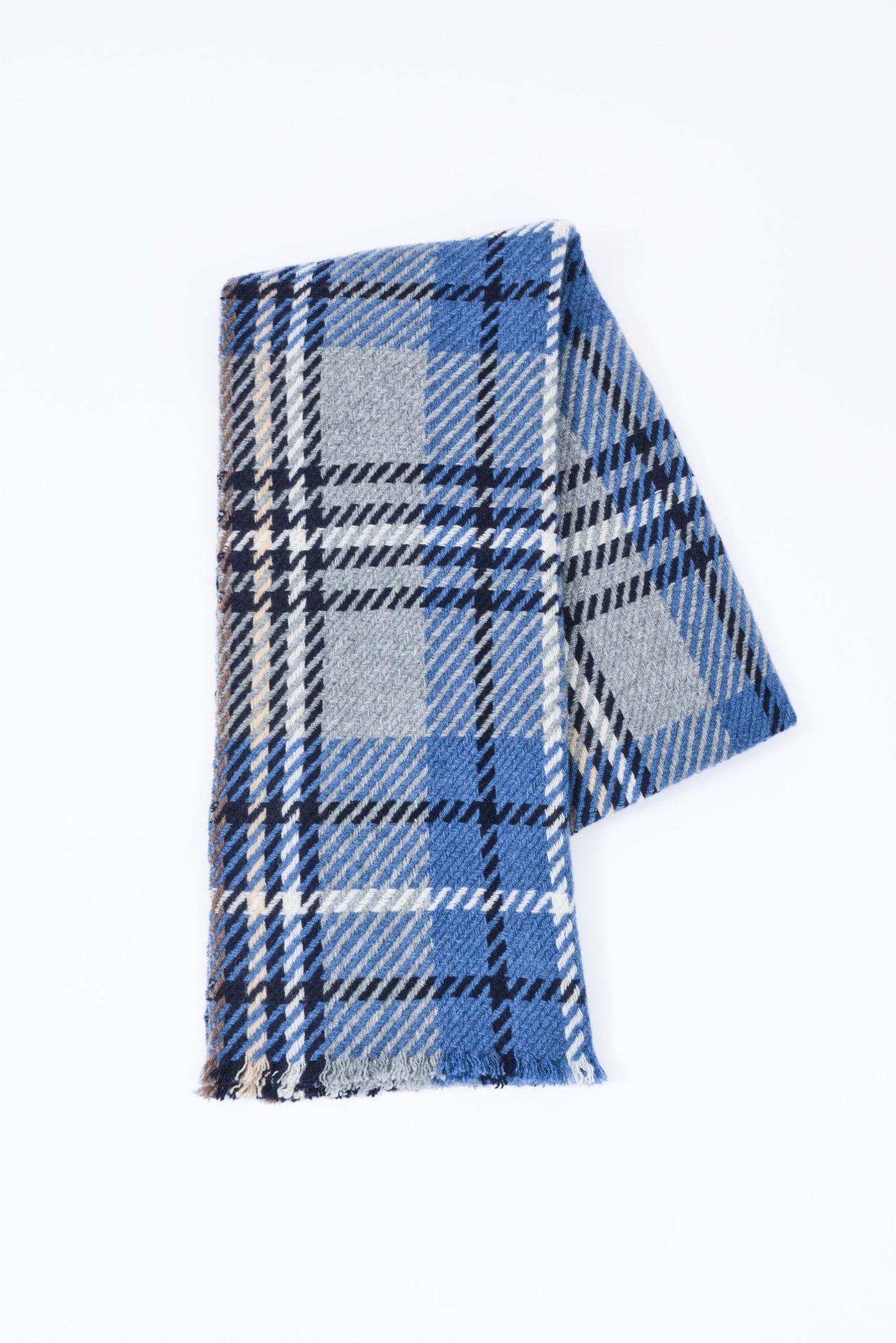 CASHMERE TARTAN SCARF JEANS