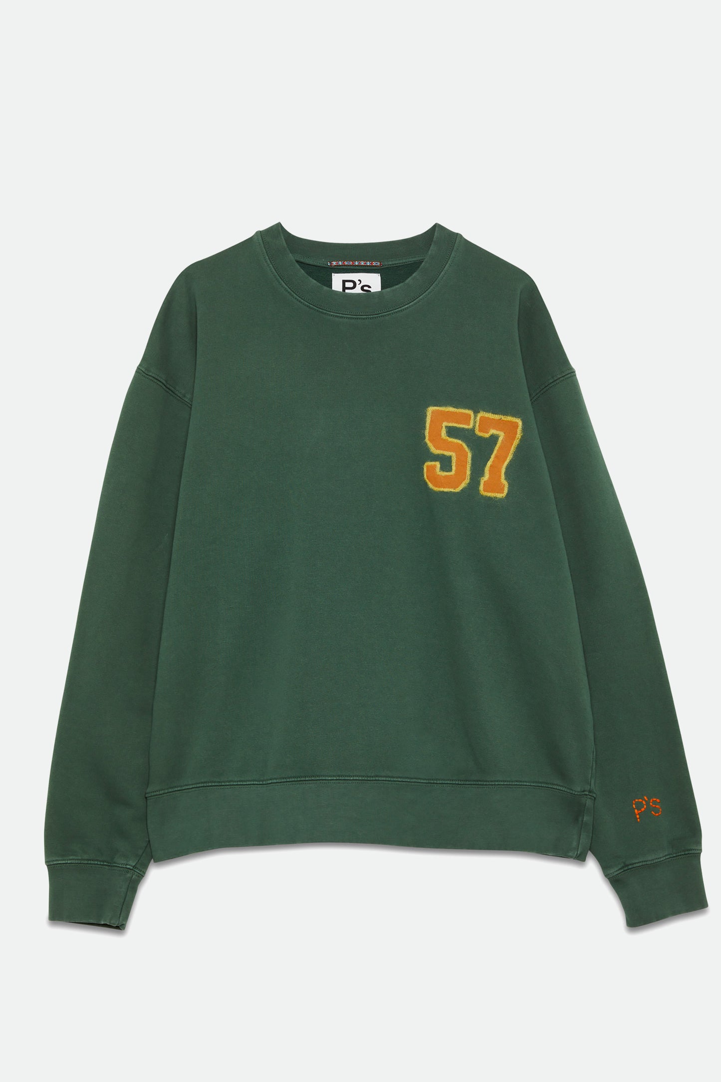 SWEATSHIRT BRODÉ KAKI