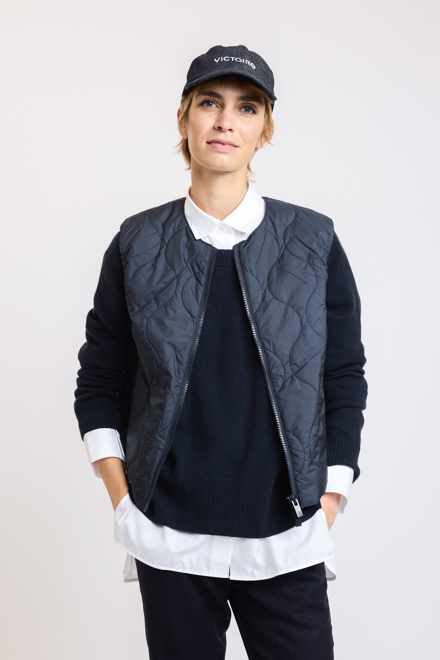 GILET EN THERMOR MARINE