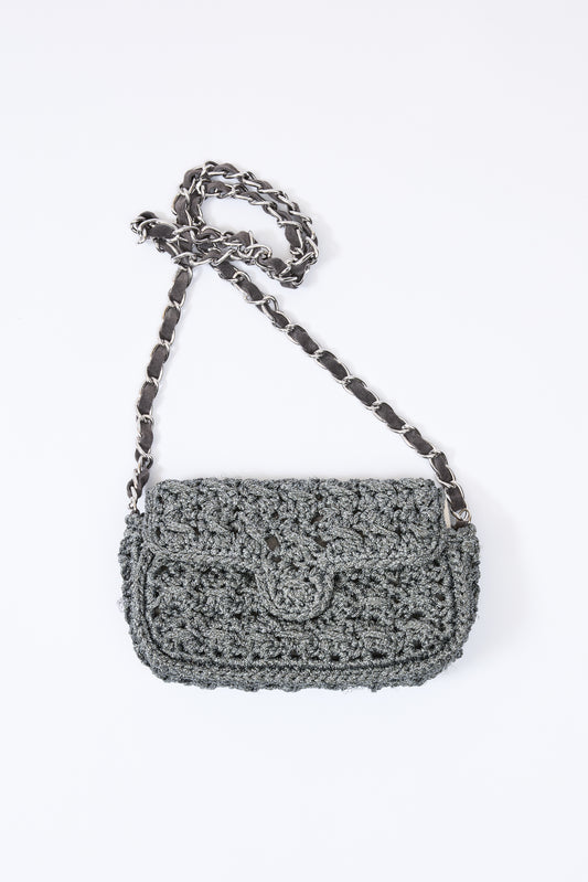 MINI LUREX BAG SIVER