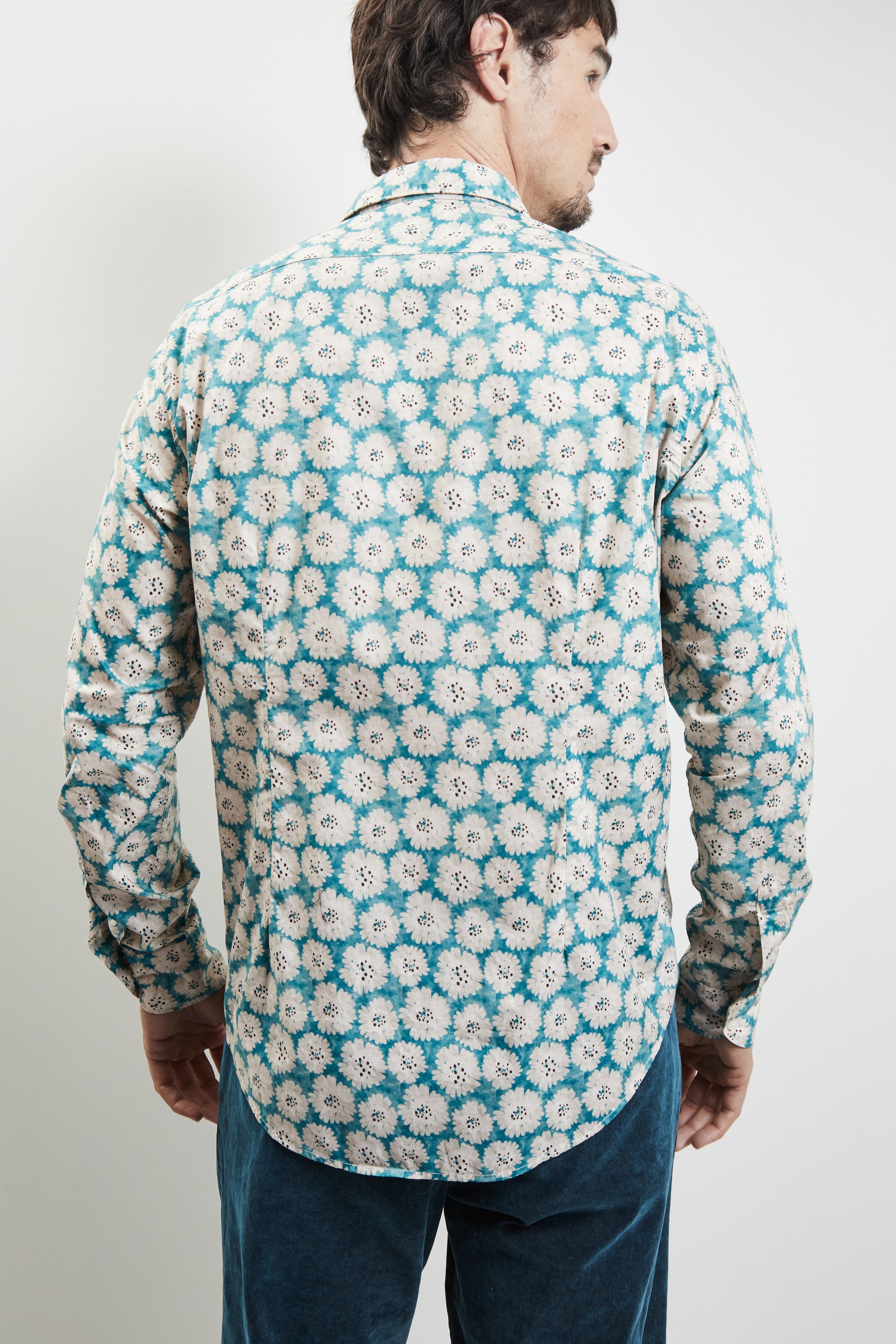 CHEMISE AJUSTÉE FLEURS