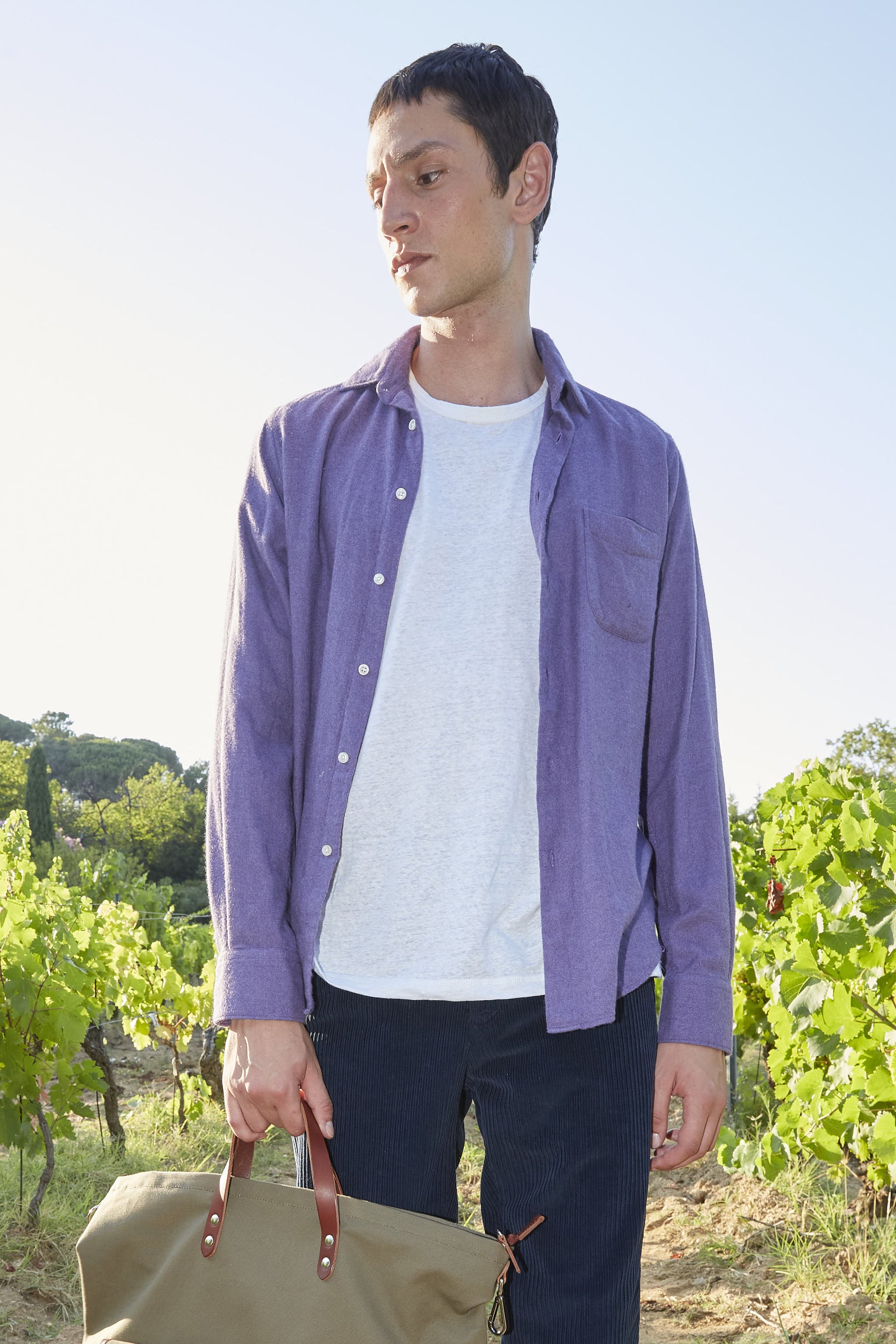 CHEMISE AJUSTÉE VIOLET