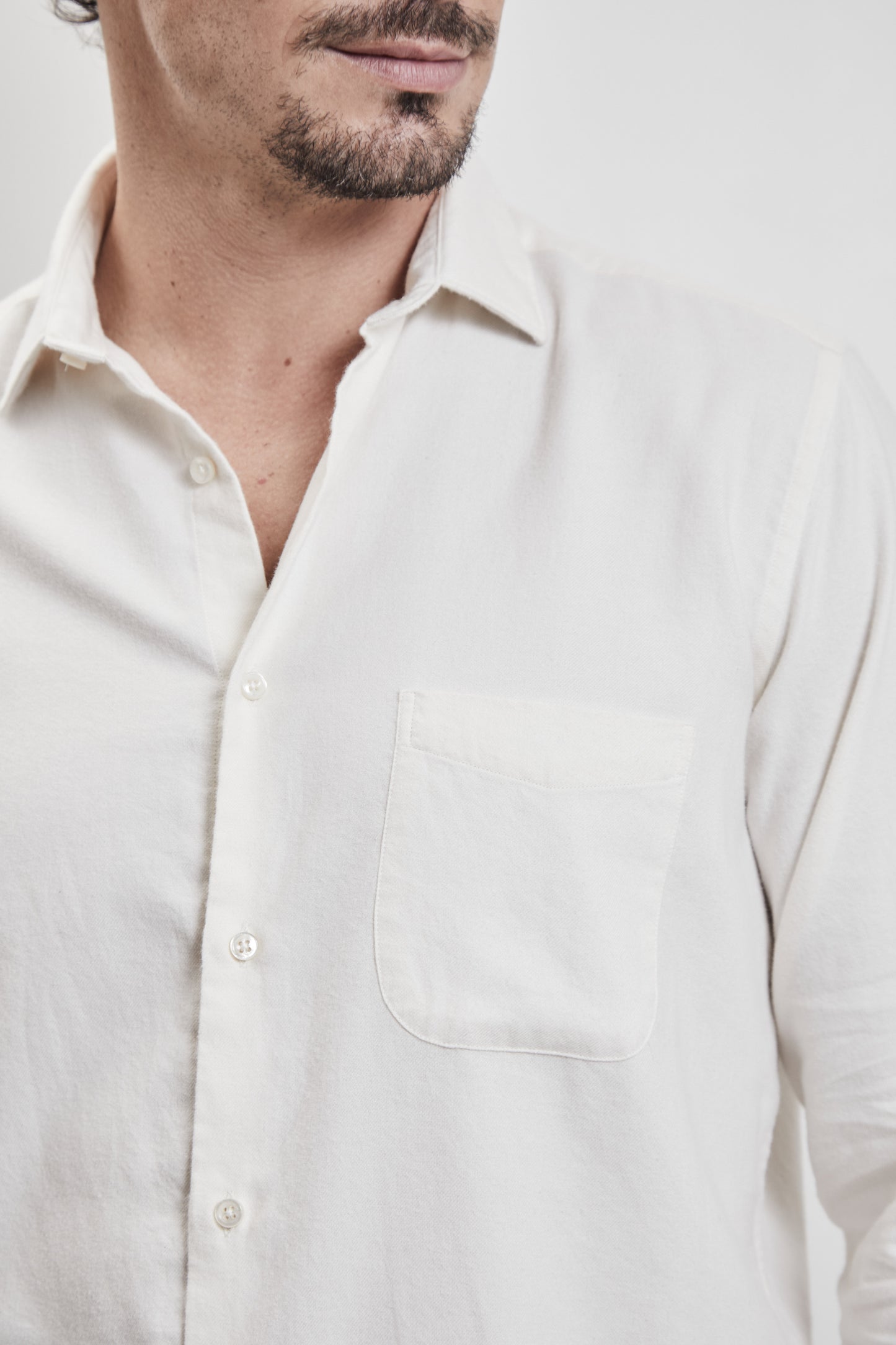 SEMI SLIM SHIRT OFF-WHITE